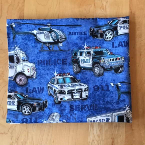 Back The Blue đź’™ Police / Law Enforcement Print Quilting Fabric - Picture 8 of 8